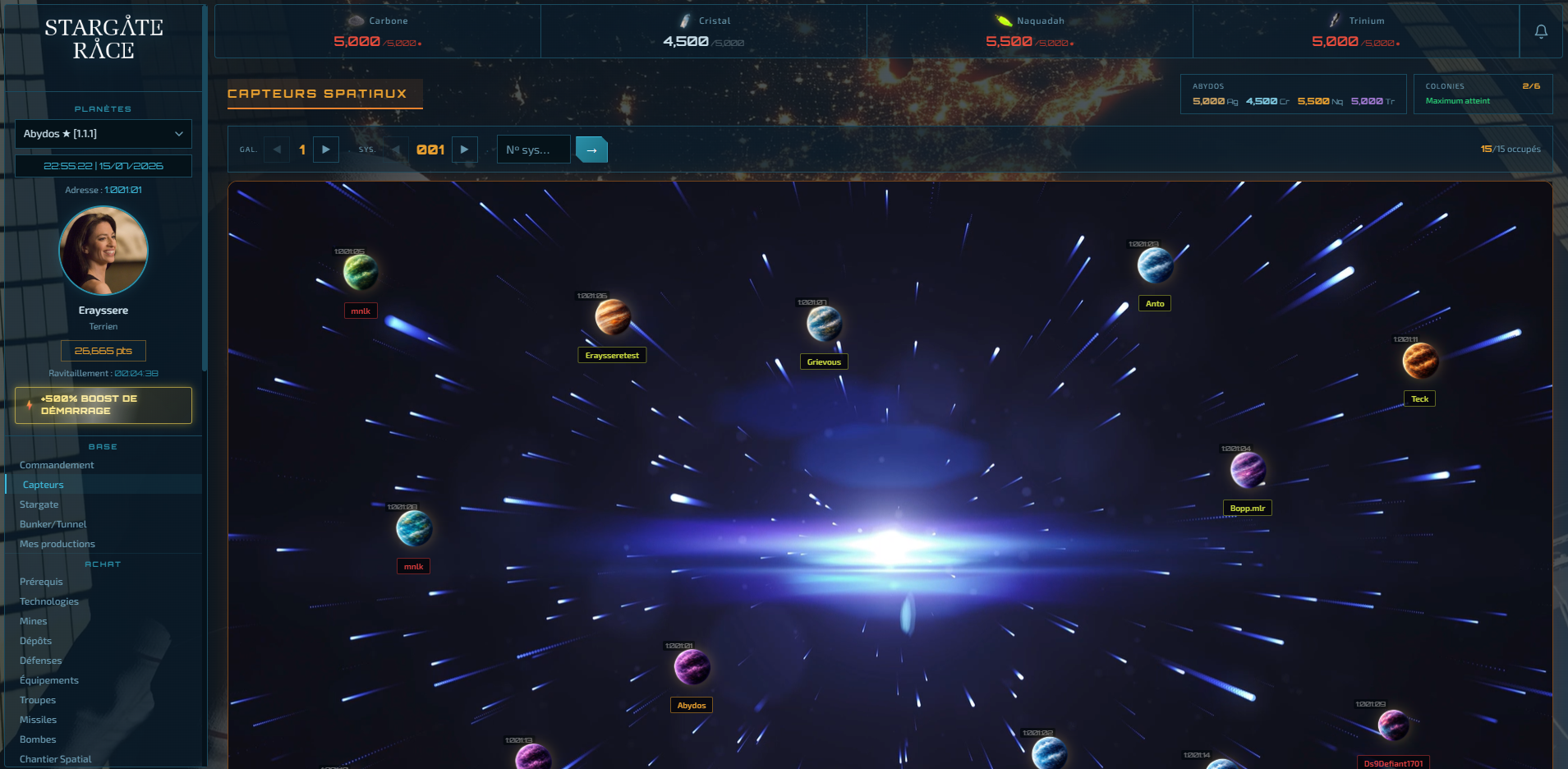 Capteurs Spatiaux